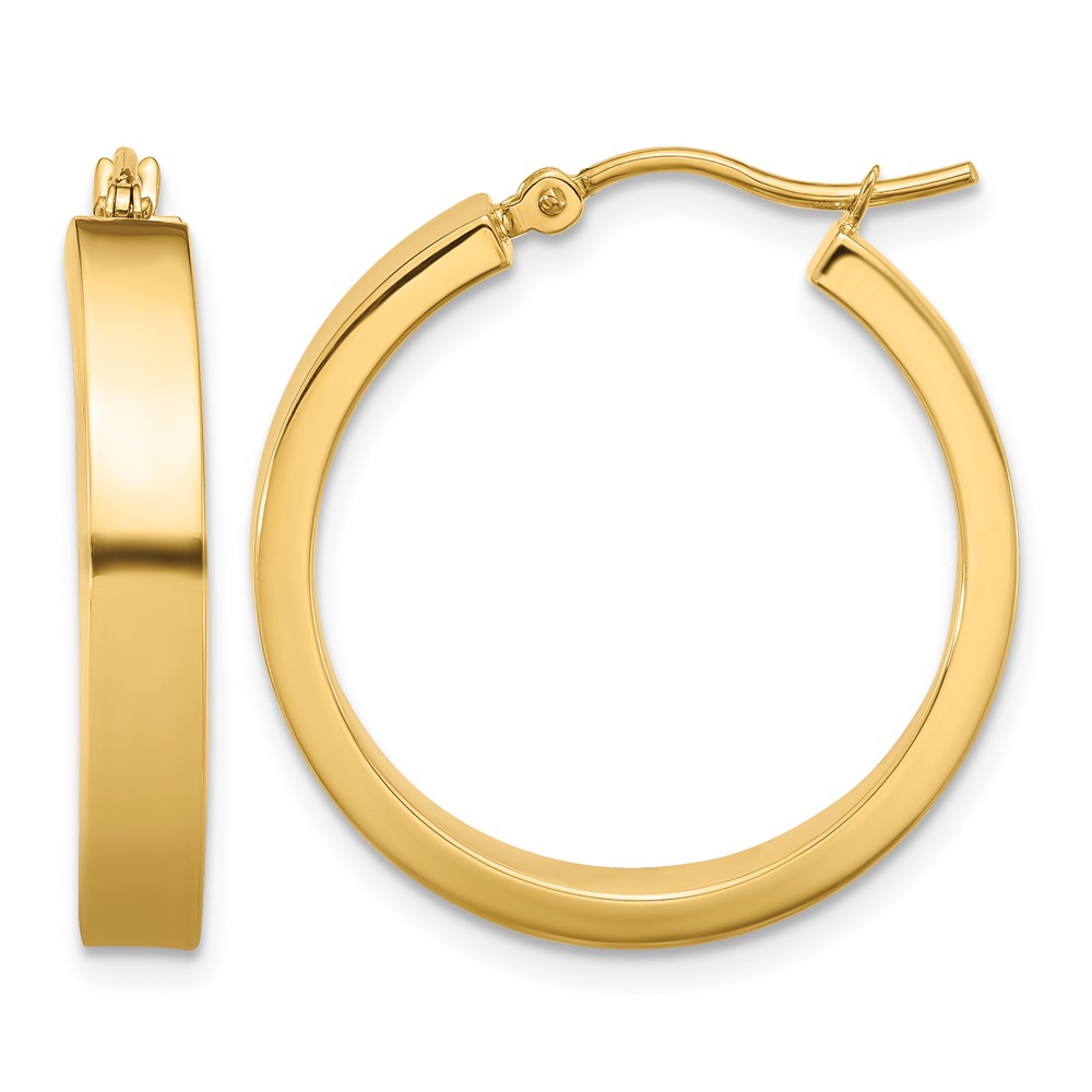 14k Polished Hoop Earring (TA240)
