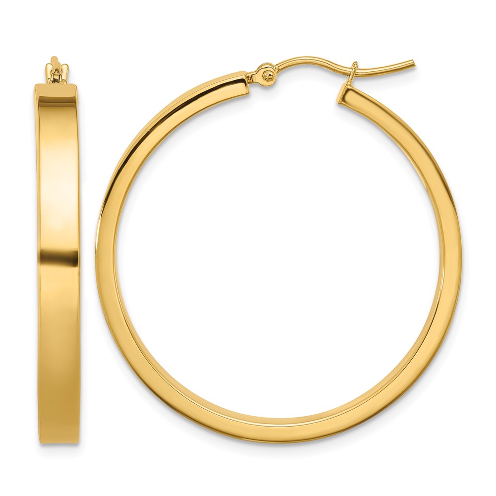 14k Polished Hoop Earring (TA242)