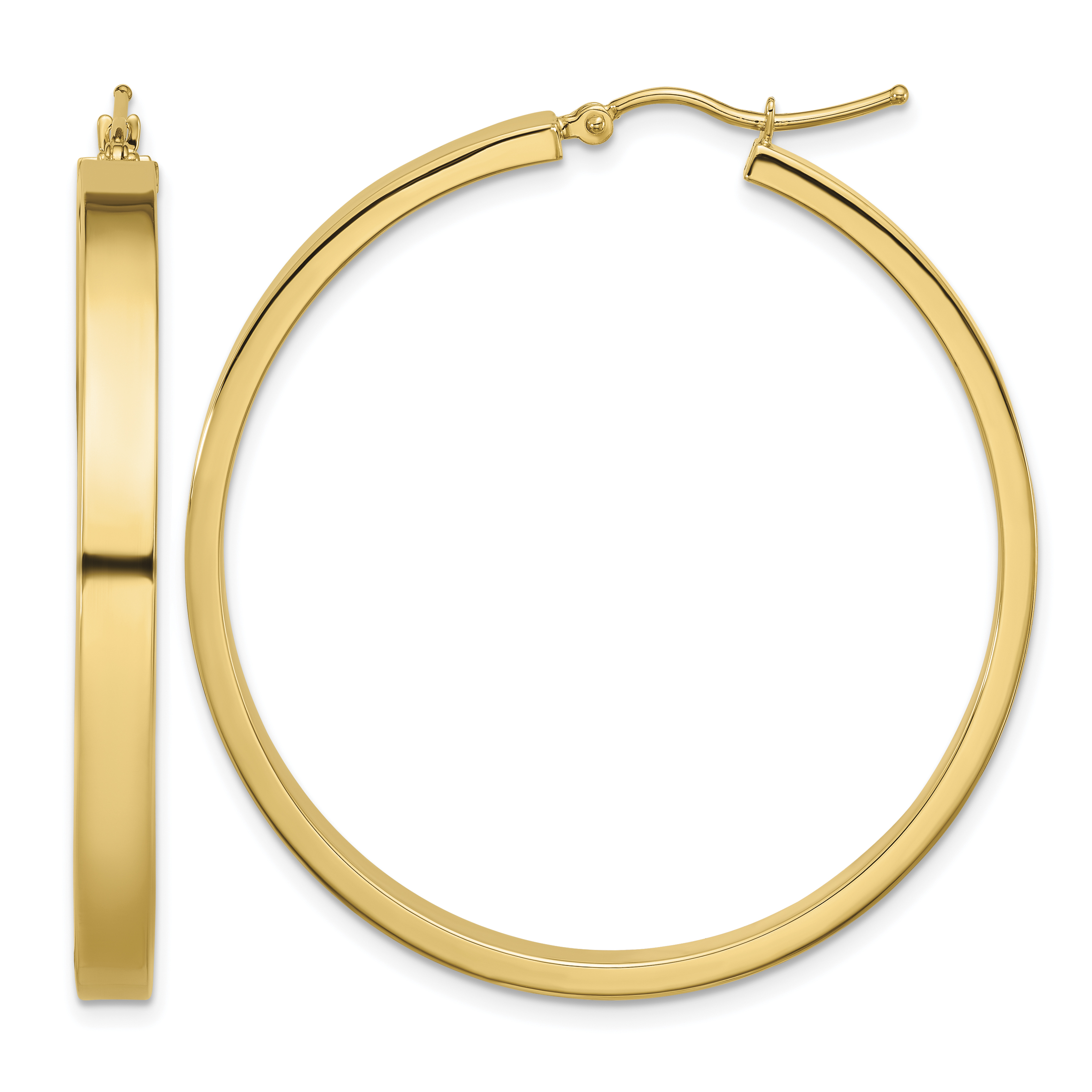 14k Polished Hoop Earring (TA243)