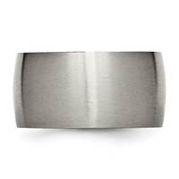 Chisel Titanium Brushed 12mm Half Round Band view 4