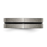Titanium Black Enamel 6mm Brushed Band view 3