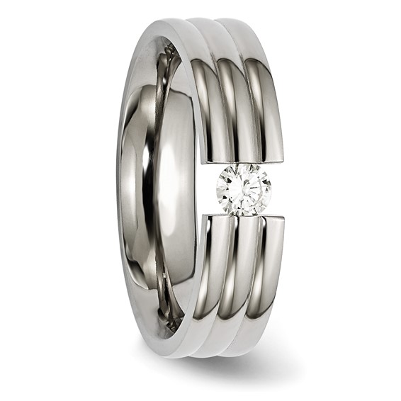 Titanium Polished Band Mounting