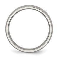 Chisel Titanium Satin 6mm Grooved Band view 2