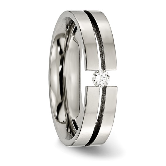 Titanium Polished Band Mounting