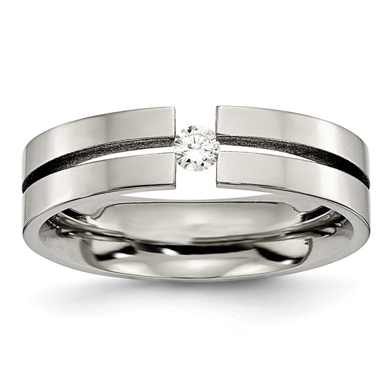 Titanium Polished Band Mounting