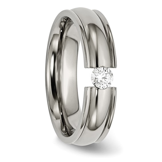 Titanium Polished Band Mounting