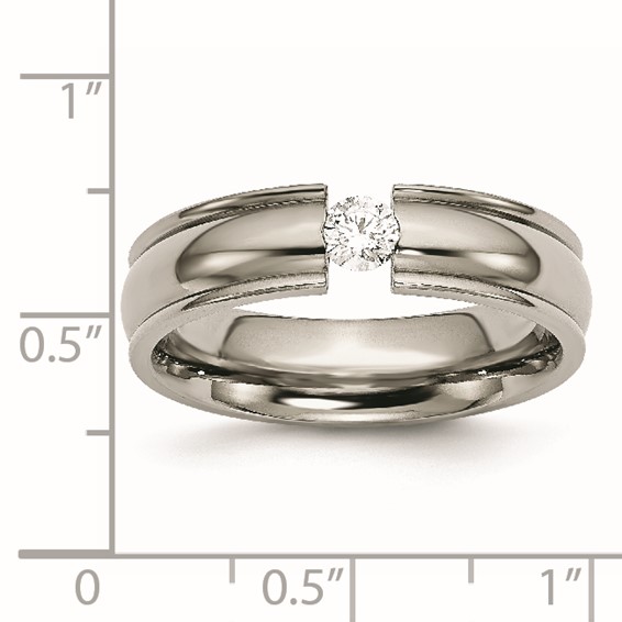 Titanium Polished Band Mounting