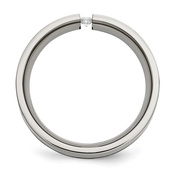 Titanium Polished Band Mounting