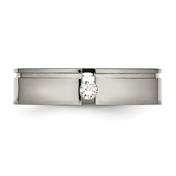 Titanium Polished Band Mounting