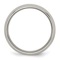 Chisel Titanium Polished Yellow IP-plated 6mm Grooved Band view 2