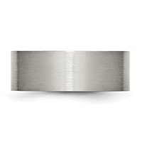 Chisel Titanium Brushed 8mm Flat Band view 3
