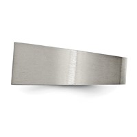 Chisel Titanium Brushed and Polished Signet Ring view 3