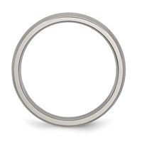 Chisel Titanium Brushed 5mm Half Round Band view 2