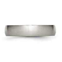 Chisel Titanium Brushed 5mm Half Round Band view 3
