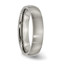 Chisel Titanium Brushed 5mm Half Round Band view 4