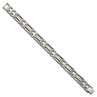 Chisel Titanium Polished Bracelet, 8.5" view 3