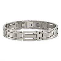 Chisel Titanium Polished Bracelet, 8.5" view 4
