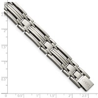 Chisel Titanium Polished Bracelet, 8.5" view 5