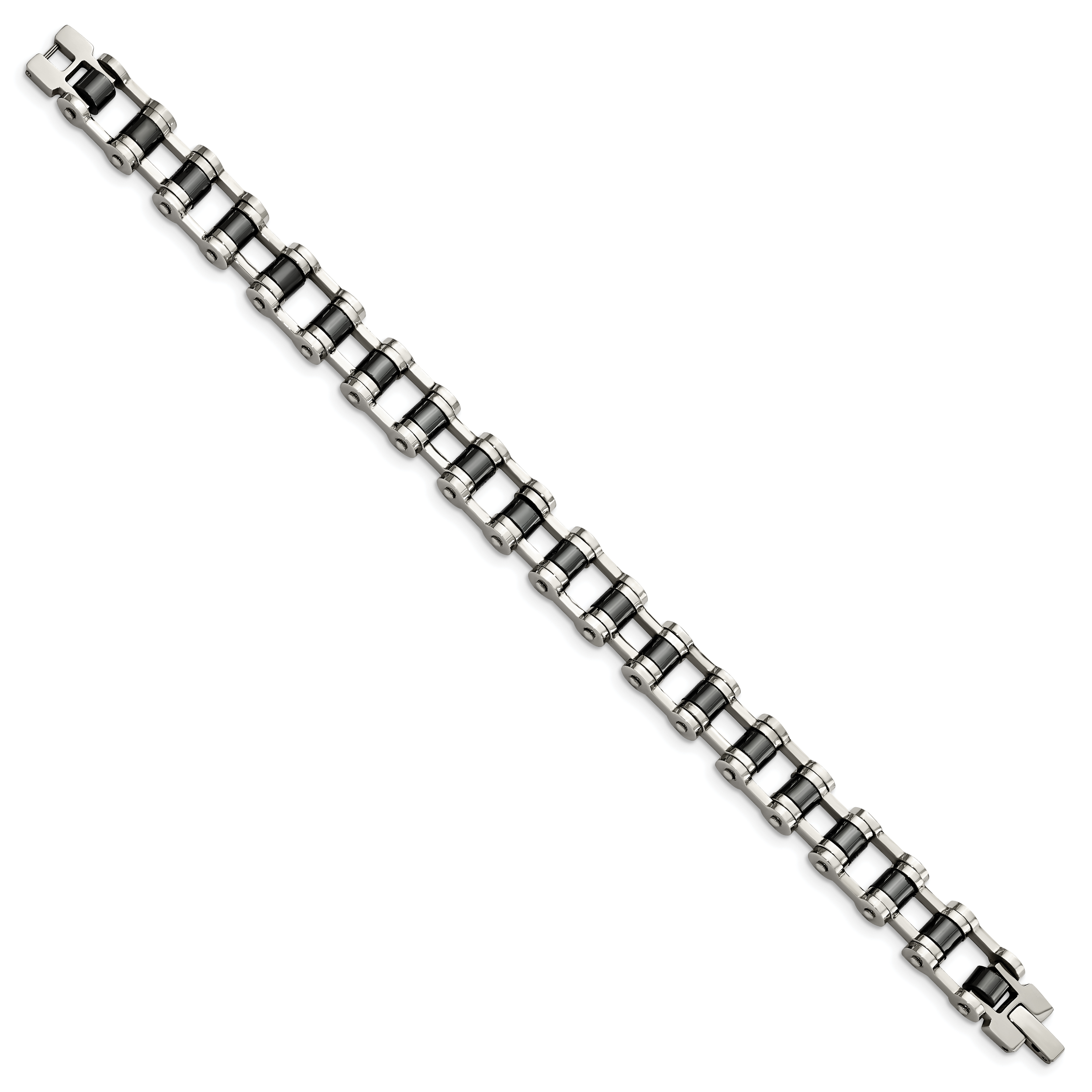 Chisel Stainless Steel Polished with Magnetic Links 8.5 inch Bracelet TBB134 detailed image 3