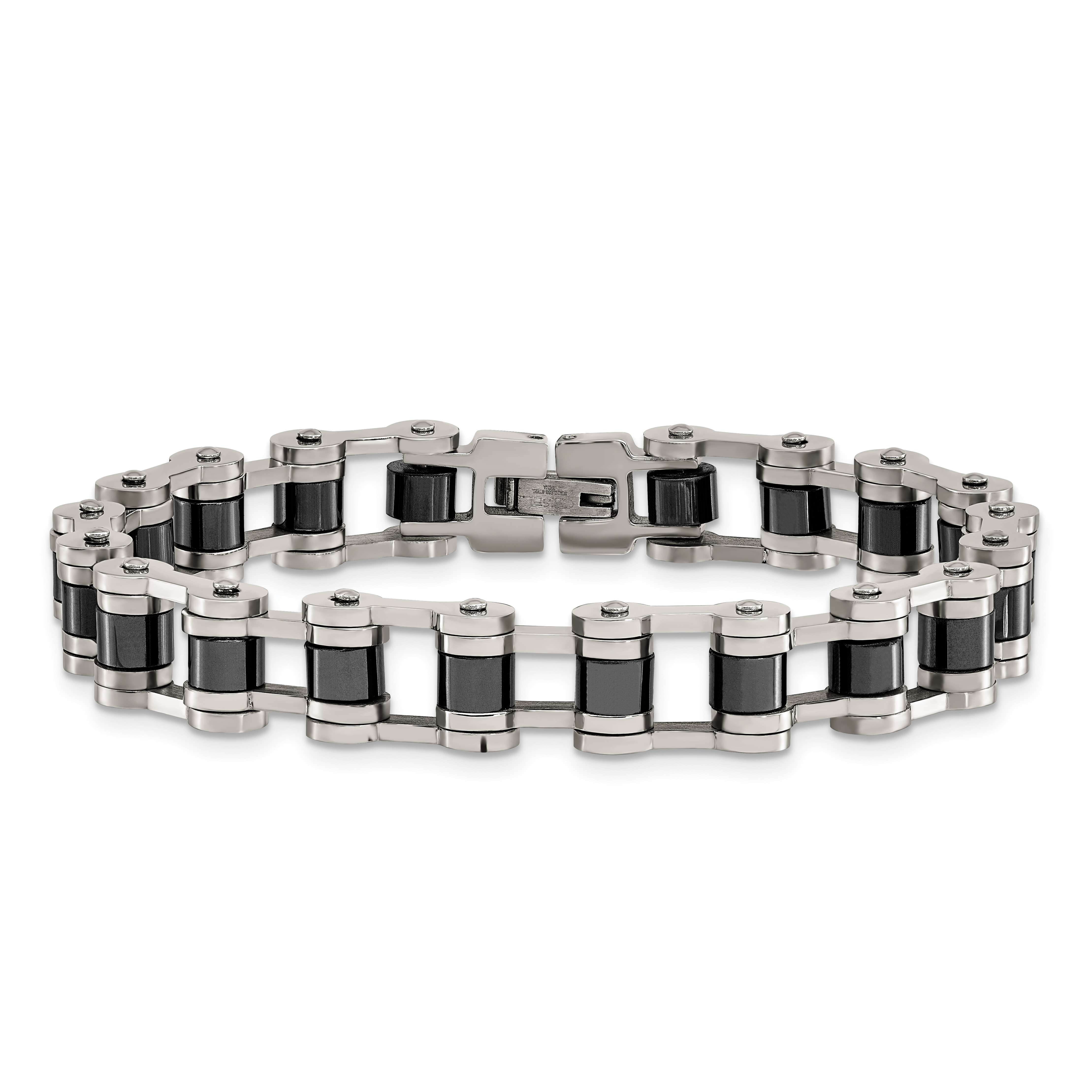 Chisel Stainless Steel Polished with Magnetic Links 8.5 inch Bracelet TBB134 detailed image 4