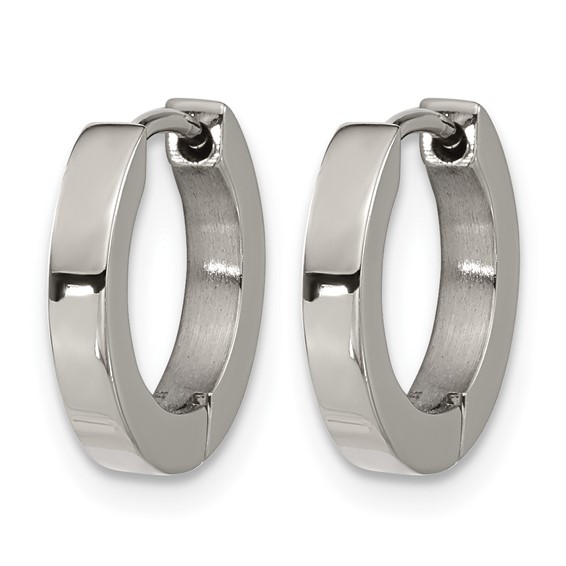 Chisel Titanium Polished 2.5mm Huggie Hoop Earrings