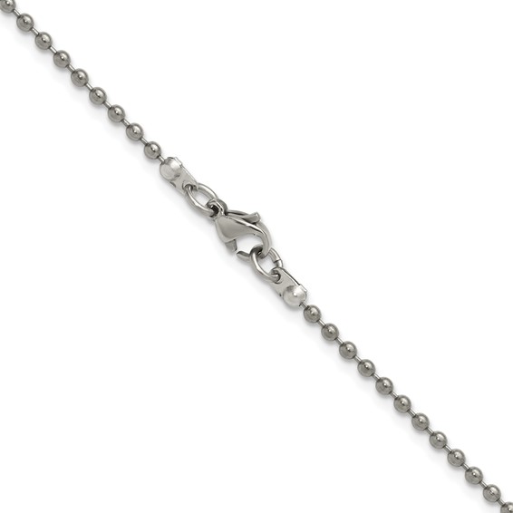 Chisel Titanium Ball Chain
