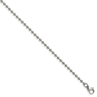Chisel Titanium Ball Chain