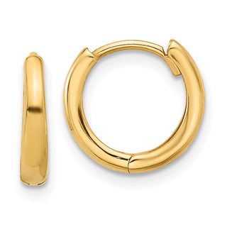 Gold Hinged Hoop Earrings