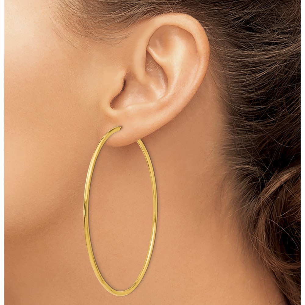 14K Endless Hoop Earrings (TF802)