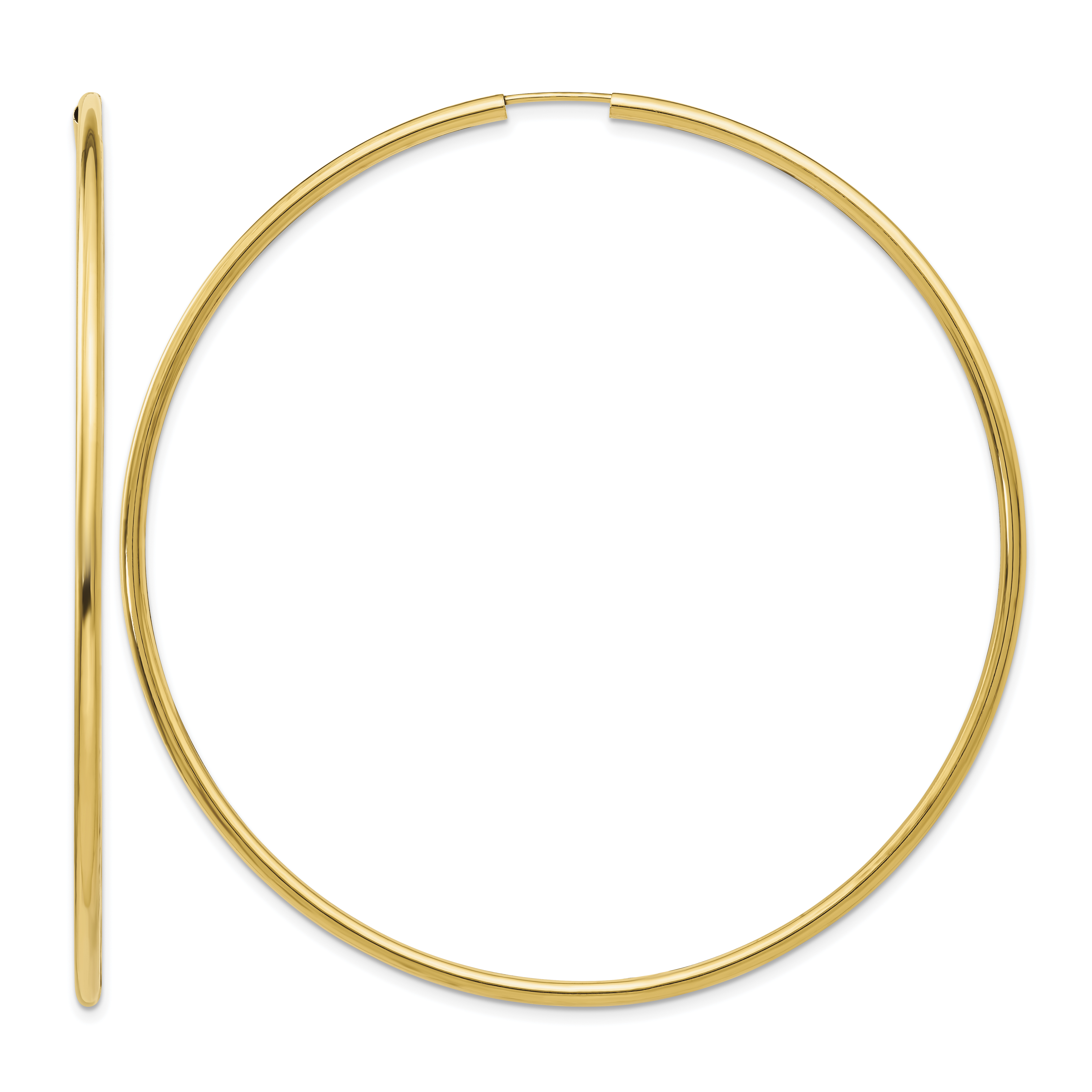 14K Endless Hoop Earrings (TF802)