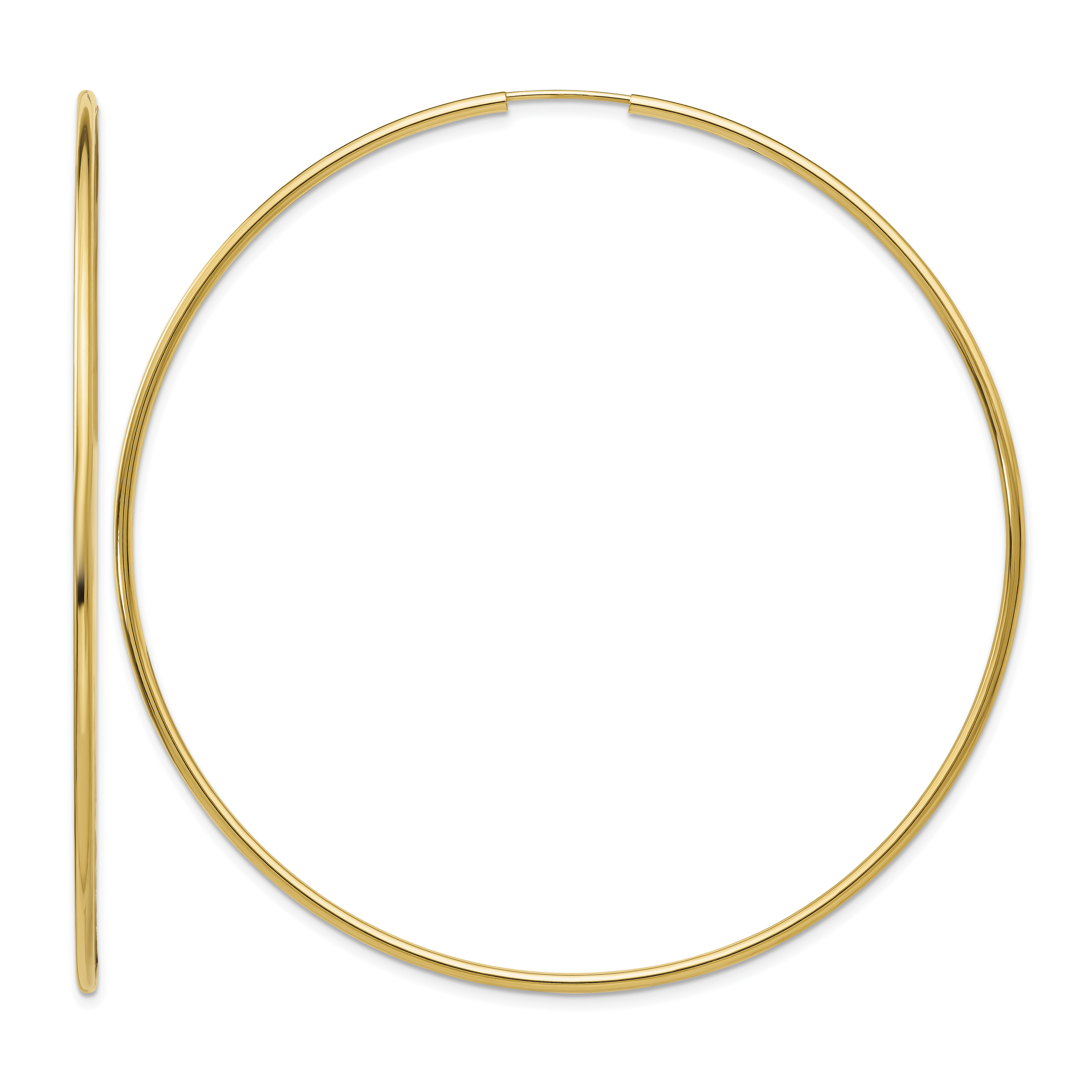 14K Endless Hoop Earrings (TF803)