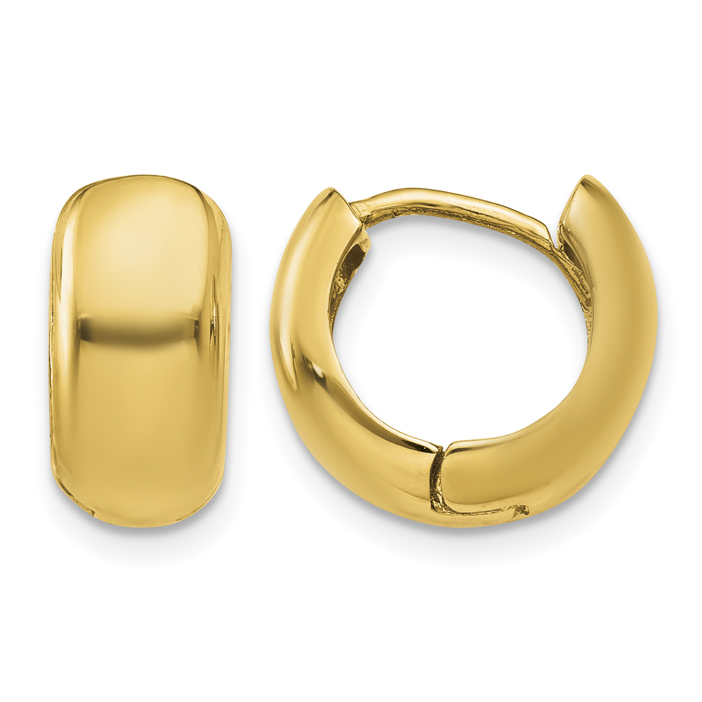 14K Hinged Hoop Earrings (TM613)