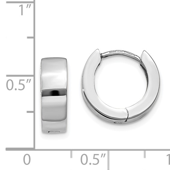 Gold Hinged Hoop Earrings