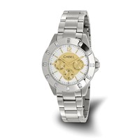 Mens Chisel Stainless Steel Champagne Dial Watch view 1