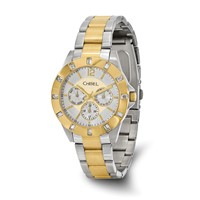 Mens Chisel IP-plated Two-tone Stainless Steel Silver-tone Dial Watch view 1