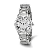 Ladies Chisel Stainless Steel White Dial Watch view 1