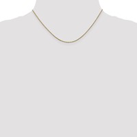 14K.95mm Yellow Gold Twisted Box Chain with Lobster Clasp, 16" view 4