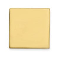 14K Yellow Gold Mens Square Tie Tac view 1