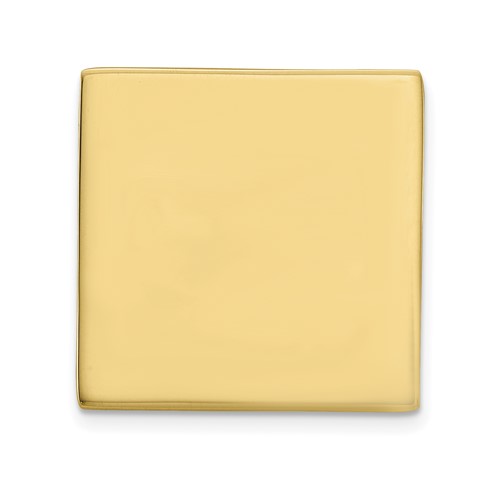 14K Yellow Gold Mens Square Tie Tac