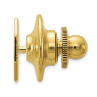 14K Yellow Gold Mens Octagon Tie Tac view 2