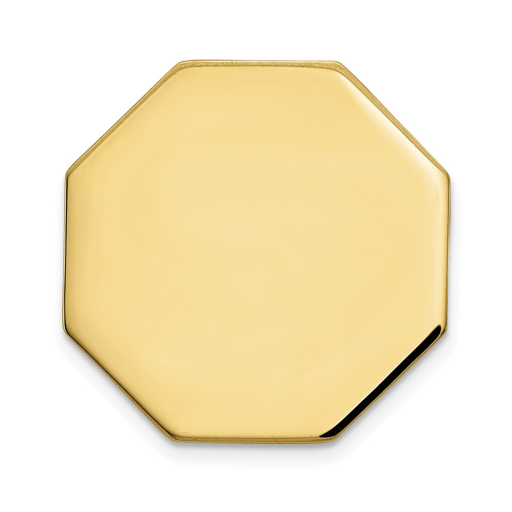 14K Men's Octagonal Tie Tac (TT9)