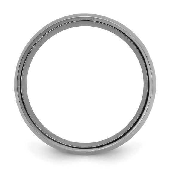 Chisel Tantalum Polished 8mm Band