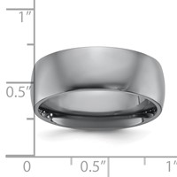 Chisel Tantalum Polished 8mm Band view 4
