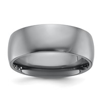 Chisel Tantalum Polished 8mm Band view 1