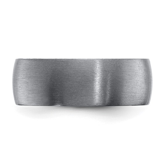 Chisel Tantalum Brushed 8mm Band