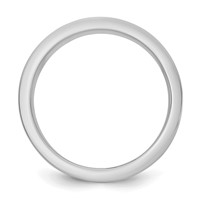 14K Two-Tone Band with Y 7mm Step Up Flat Edge Wedding view 2