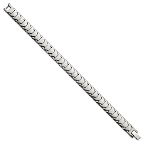 Chisel Tungsten Polished 9 inch Bracelet