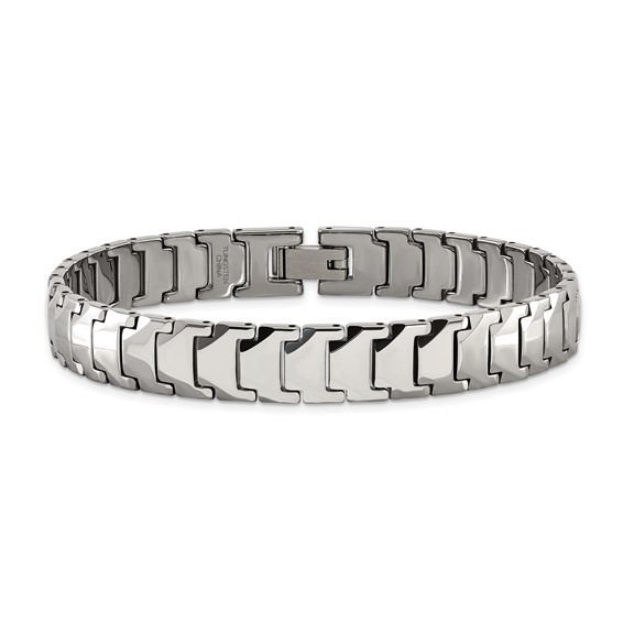 Chisel Tungsten Polished 9 inch Bracelet