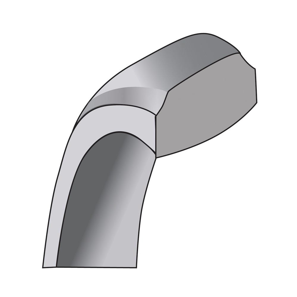 Sterling Silver Rhodium-plated 6mm Bevel Edge Size 9 Band (QBEC060RH-9)