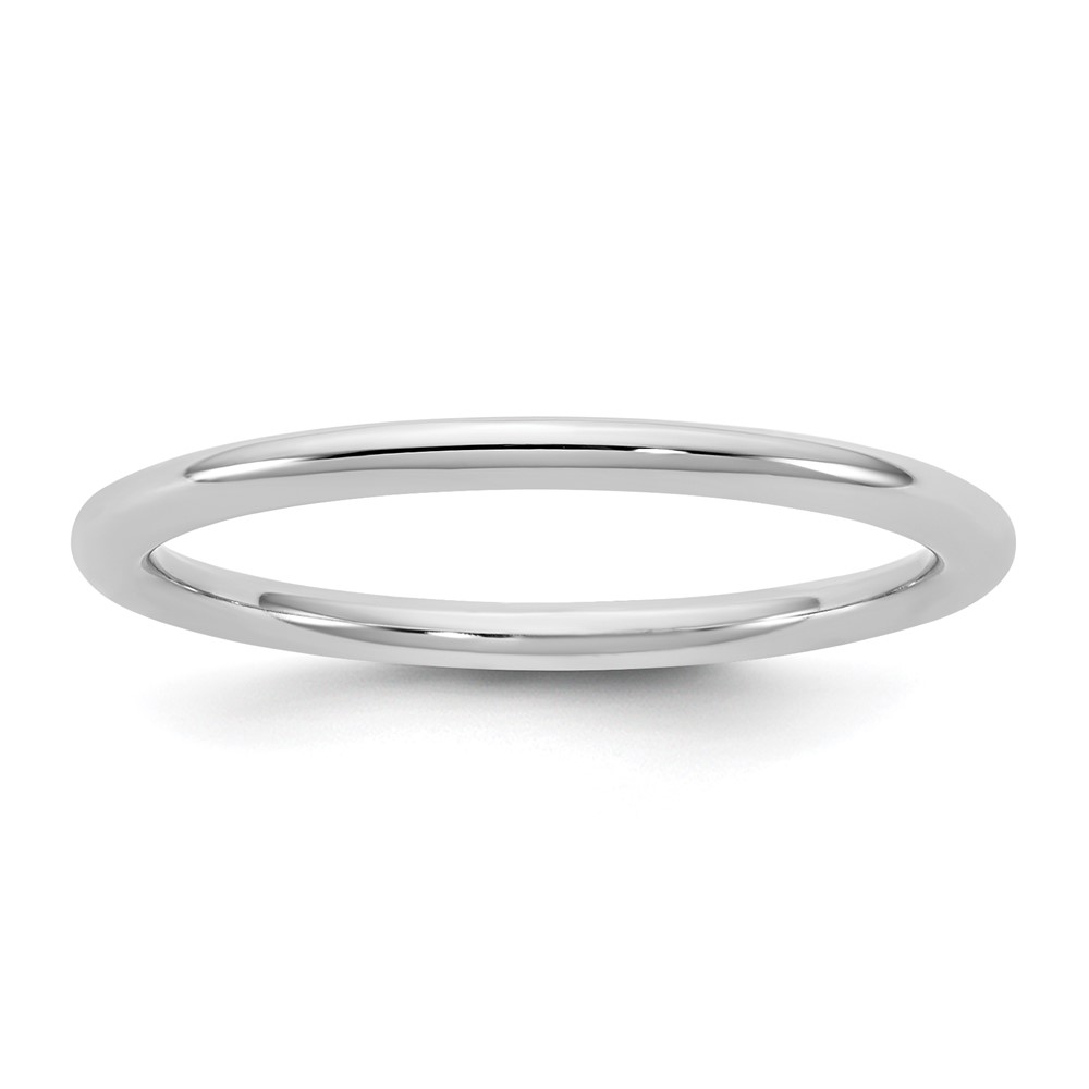 14K 1.5mm White Gold Standard Comfort Fit Band